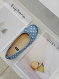  GIÀY BÚP BÊ NAGASHOES CHẤM BI NƠ MŨI TRÒN NAB145 