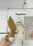  CAO GÓT NAGASHOES MŨI NHỌN QUAI CÓ KHÓA 4P NAC346 
