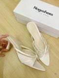  DÉP NAGASHOES MŨI NHỌN QUAI NGANG NƠ 7P NAD409 