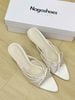  DÉP NAGASHOES MŨI NHỌN QUAI NGANG NƠ 7P NAD409 