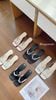 DÉP NAGASHOES MŨI VUÔNG VIỀN REN ĐÍNH NƠ 4P NAD379