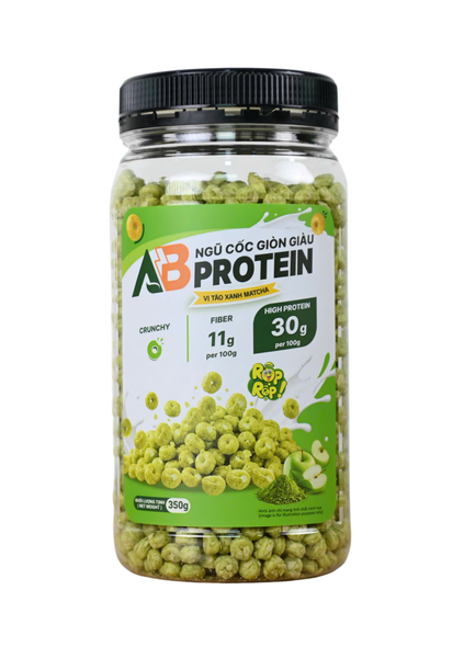 Ngũ Cốc Giòn Cao Đạm AB - Vị Táo Xanh Matcha