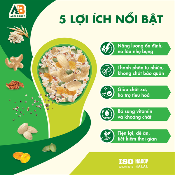 Ngũ Cốc Dinh Dưỡng AB Muesli 480g