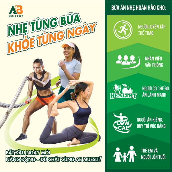 Ngũ Cốc Dinh Dưỡng AB Muesli 480g