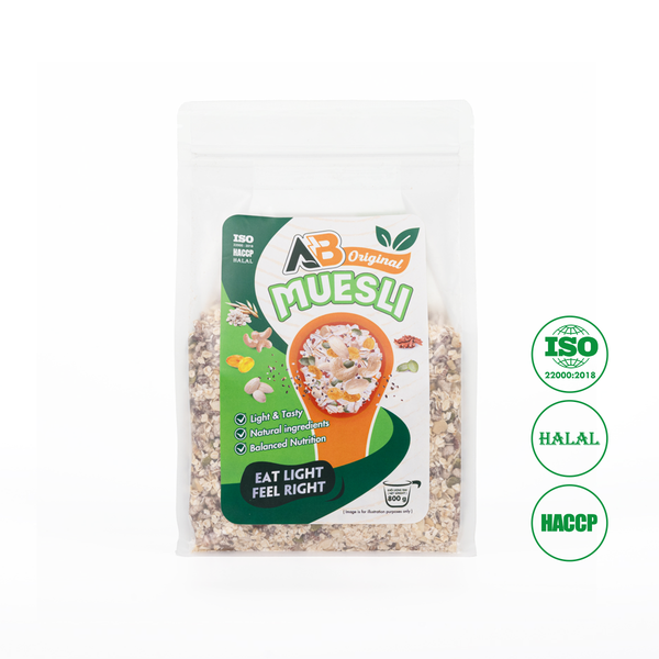 Ngũ Cốc Dinh Dưỡng Muesli túi zip 800g