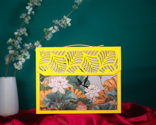 Set Quà Tặng Lộc Xuân 2 - Hộp quà Tết cao cấp sang trọng ý nghĩa 2026