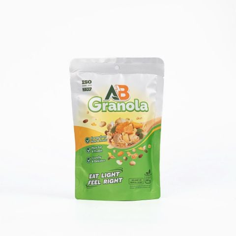 Ngũ Cốc Dinh Dưỡng AB Granola Túi 80G - Vị Dừa Nhiệt Đới