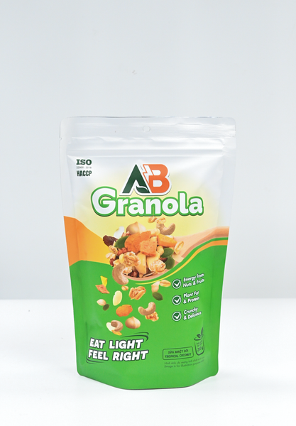 Ngũ Cốc Dinh Dưỡng AB Granola Túi 300G - Vị Dừa Nhiệt Đới