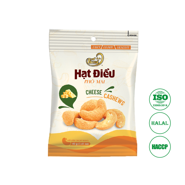 Hạt điều tẩm vị Faminuts Túi 40g