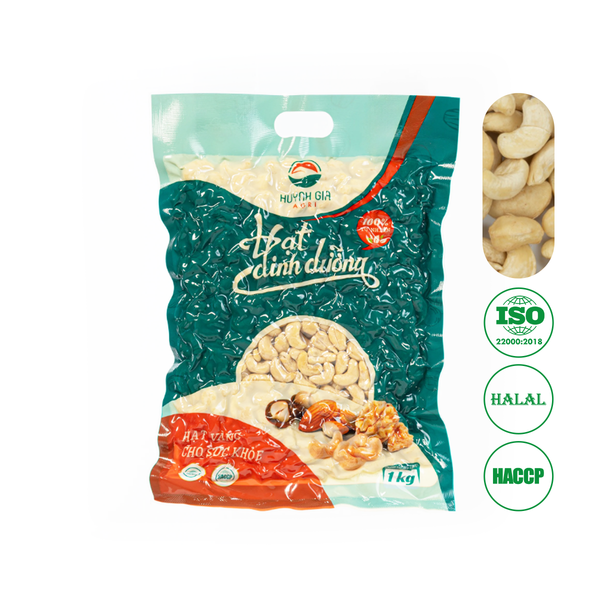 Hạt điều tươi nhân trắng W320 - Túi 1kg