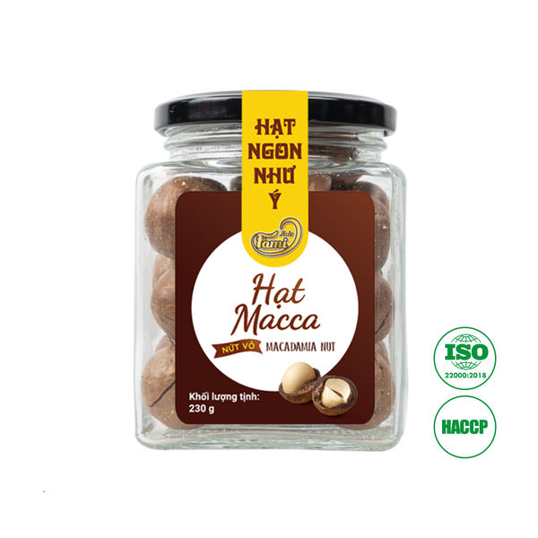 Hạt Macca Faminuts Hũ Thủy Tinh 230g