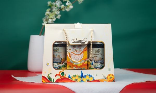 Set Quà Tặng Khai Xuân 1 - Hộp quà Tết cao cấp sang trọng ý nghĩa 2026