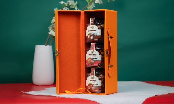 Set Quà Tặng Khai Xuân 2 - Hộp quà Tết cao cấp sang trọng ý nghĩa 2026