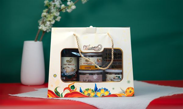 Set Quà Tặng Khai Xuân 3 - Hộp quà Tết cao cấp sang trọng ý nghĩa 2026