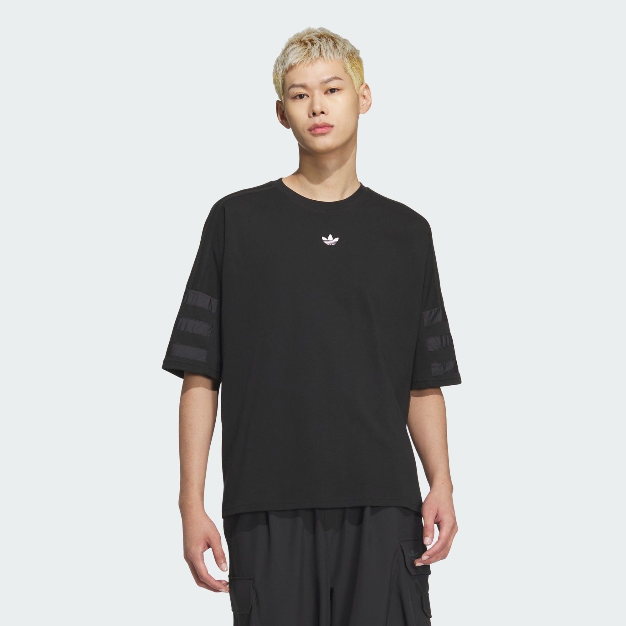Adidas chính hãng - Áo Thun Ngắn Tay 3 Sọc To