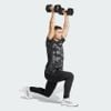 Adidas chính hãng - Áo Thun Phủ Họa Tiết Rằn Ri Train Essentials