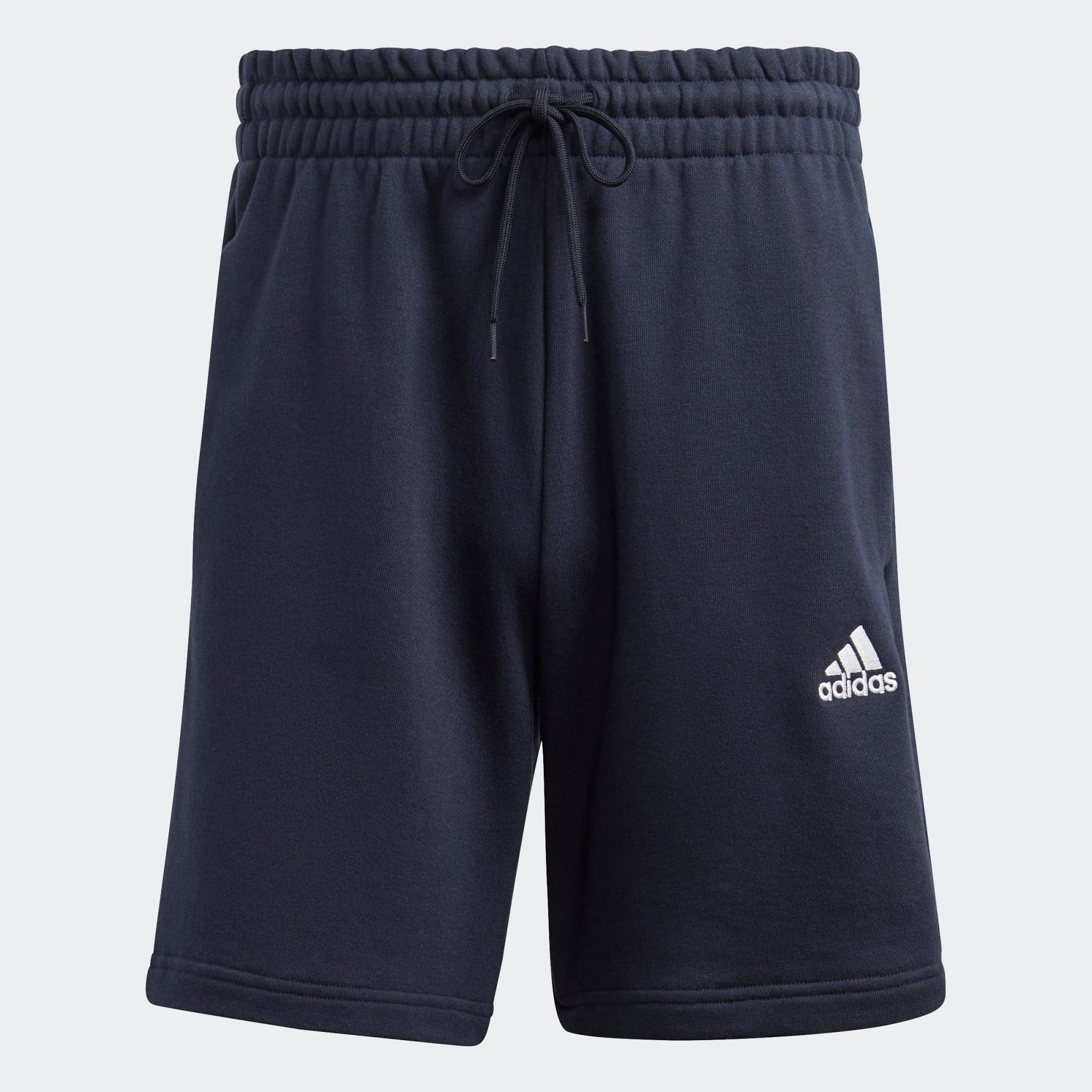 Adidas chính hãng - Quần Short 3 Sọc Vải Thun Da Cá Essentials