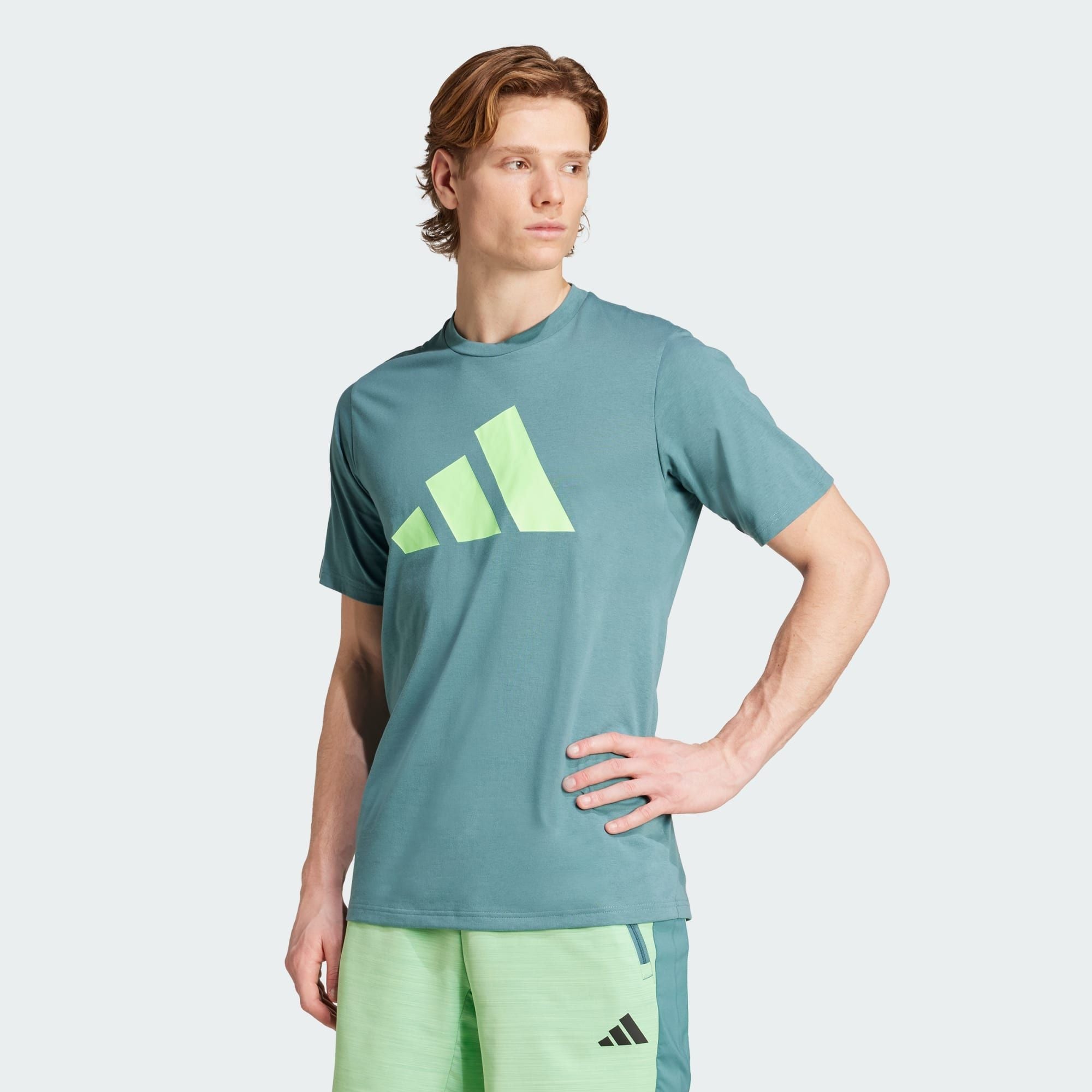 Adidas chính hãng - Áo Thun Tập Luyện Train Essentials Feelready Có logo