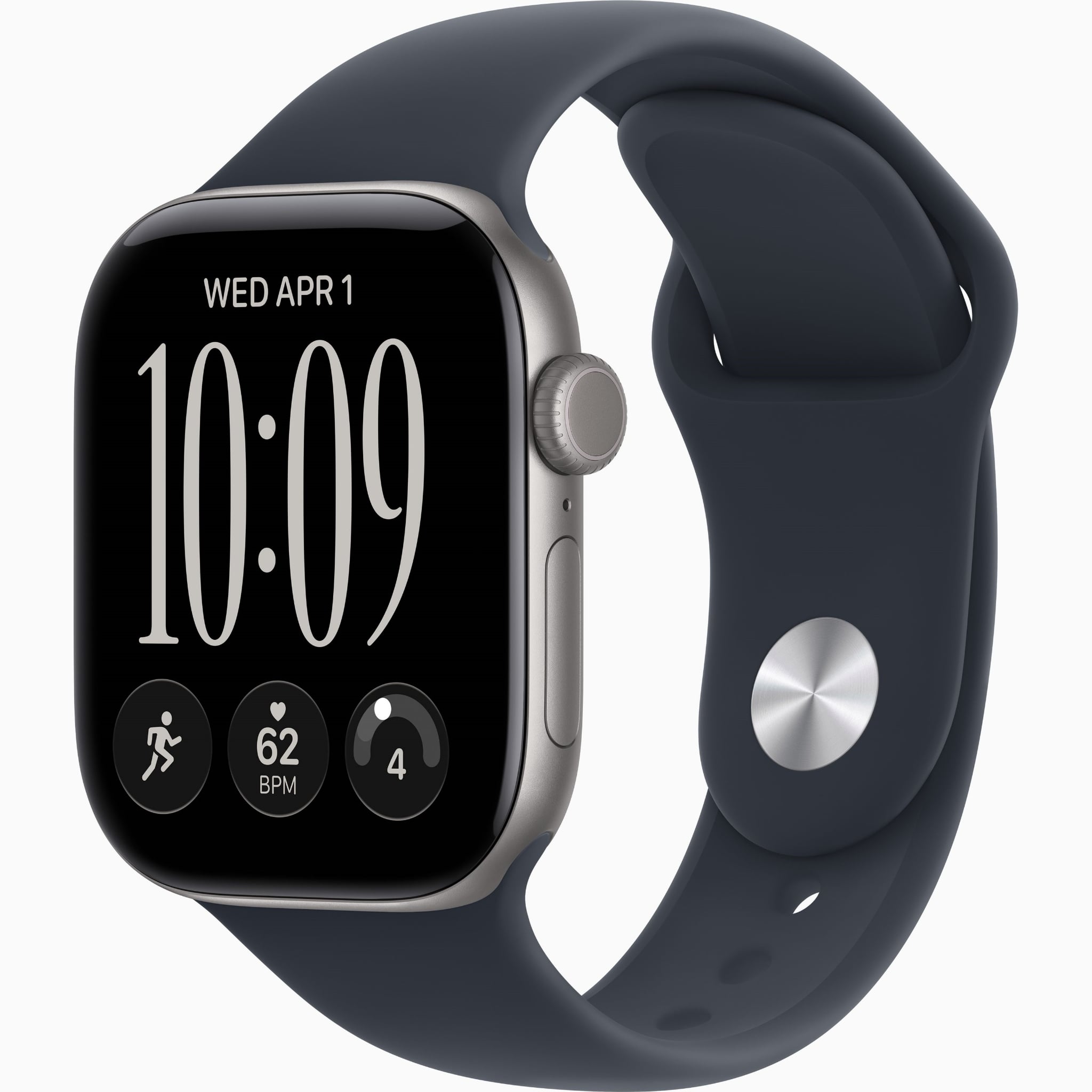 Apple Watch S12 GPS 42mm - Space Grey Aluminium Case with Navy Blue Sport Band