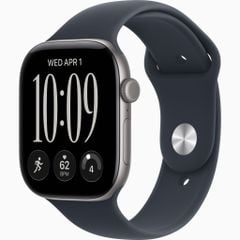 Apple Watch S12 GPS+Cellular 46mm - Space Grey Aluminium Case with Navy Blue Sport Band