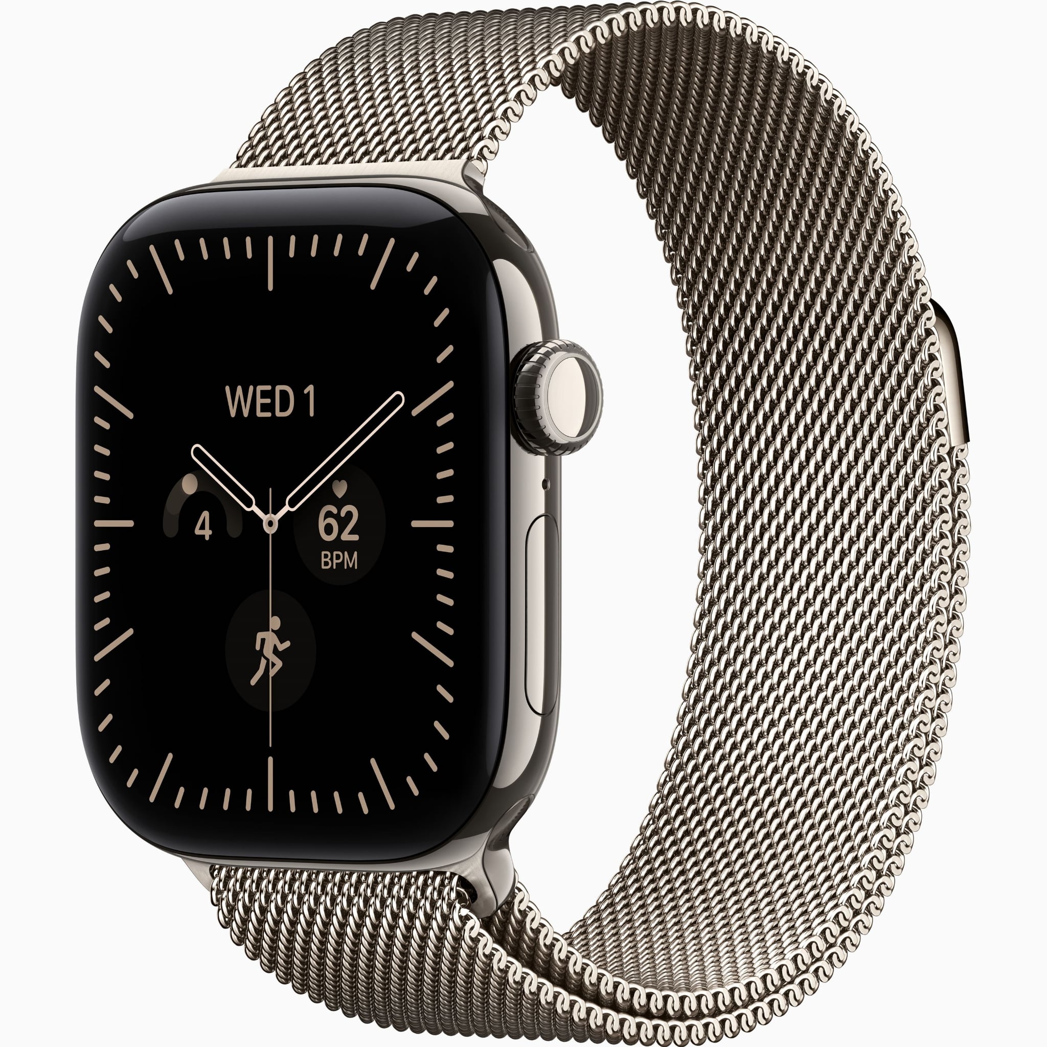 Apple Watch S12 GPS+Cellular 42mm - Natural Titanium Case with Natural Milanese Loop