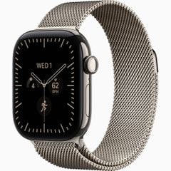 Apple Watch S12 GPS+Cellular 42mm - Natural Titanium Case with Natural Milanese Loop