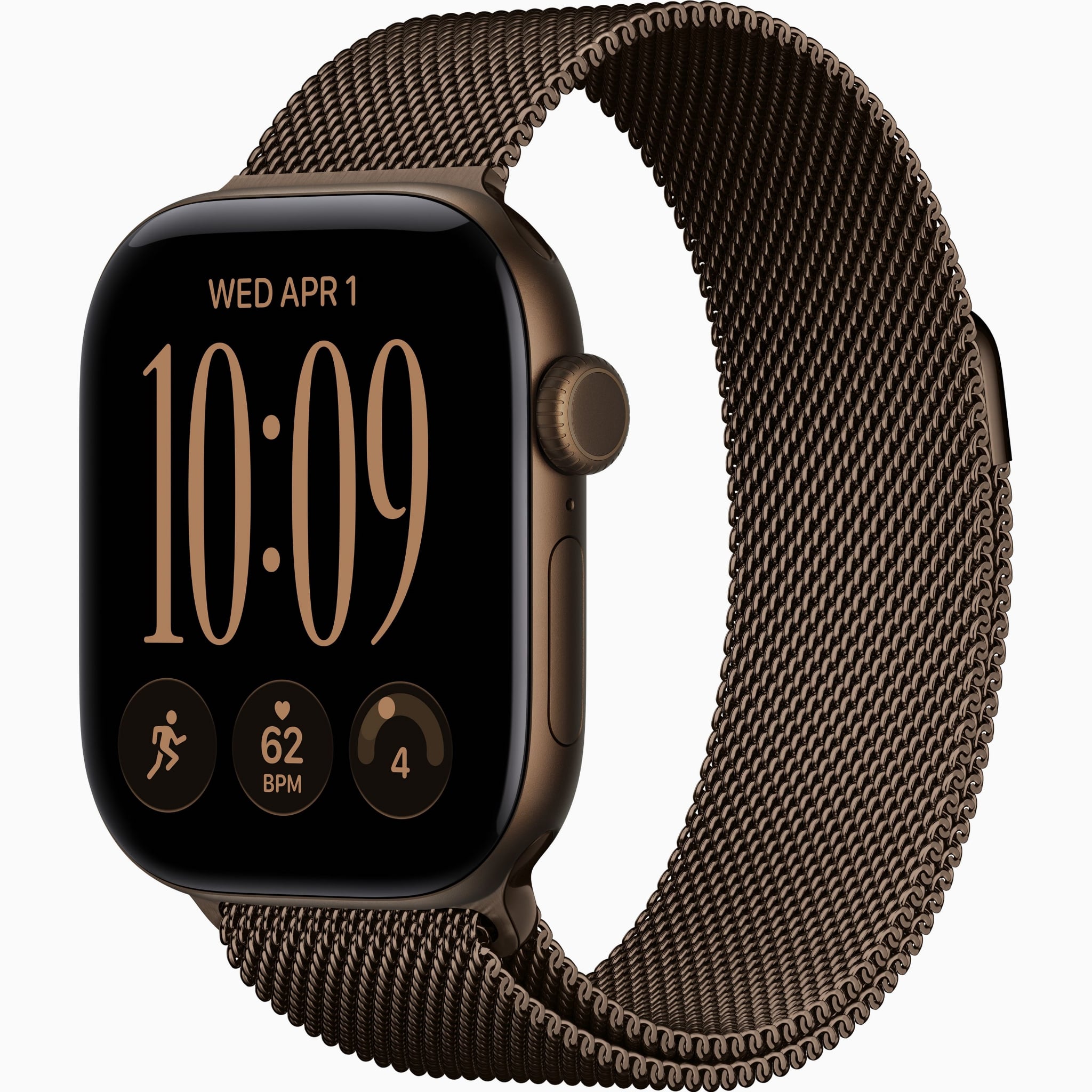Apple Watch S12 GPS+Cellular 42mm - Dark Bronze Aluminium Case with Dark Bronze Milanese Loop