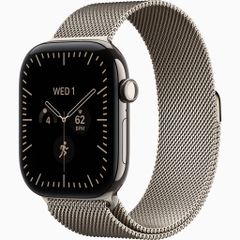 Apple Watch S12 GPS+Cellular 46mm - Natural Titanium Case with Natural Milanese Loop