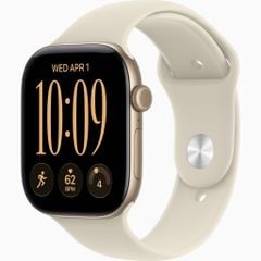 Apple Watch S12 GPS+Cellular 46mm - Light Gold Aluminium Case with Sand Sport Band