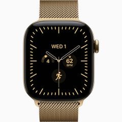 Apple Watch S12 GPS+Cellular 42mm - Radiant Gold Titanium Case with Radiant Gold Milanese Loop