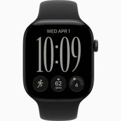 Apple Watch S12 GPS+Cellular 46mm - Black Aluminium Case with Black Sport Band