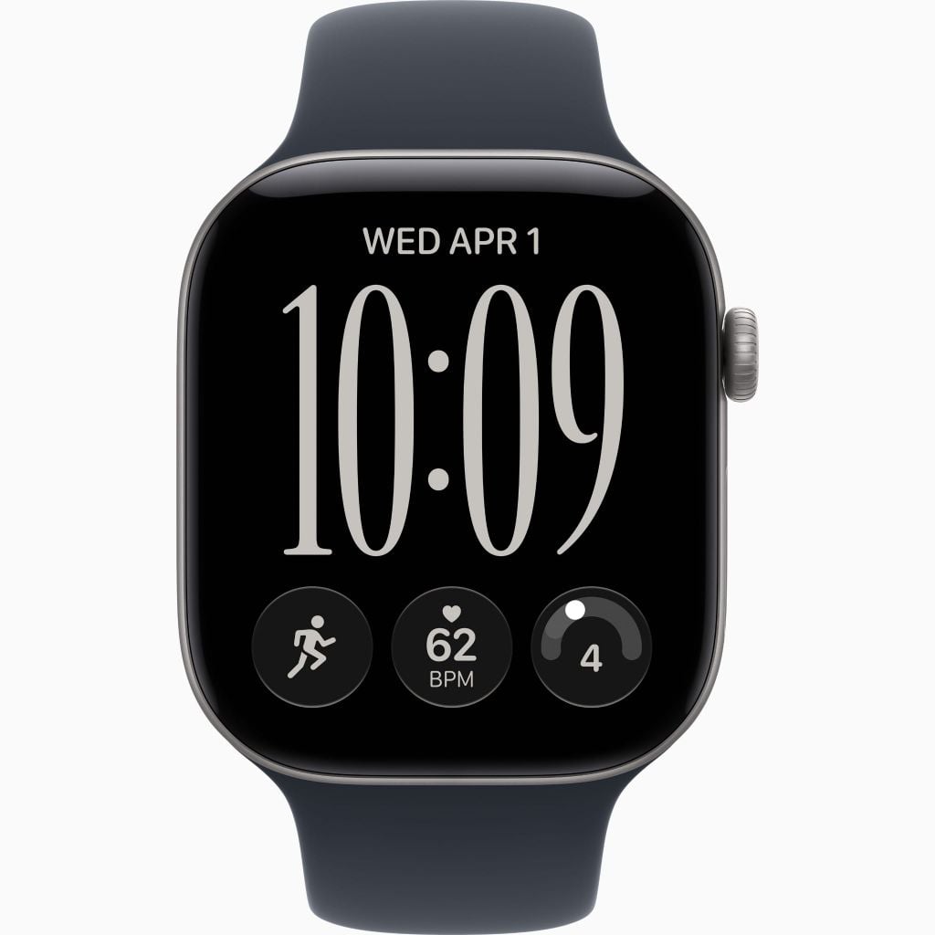 Apple Watch S12 GPS+Cellular 46mm - Space Grey Aluminium Case with Navy Blue Sport Band