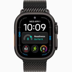 Apple Watch Ultra 4 49mm - Black Titanium Case with Black Titanium Milanese Loop