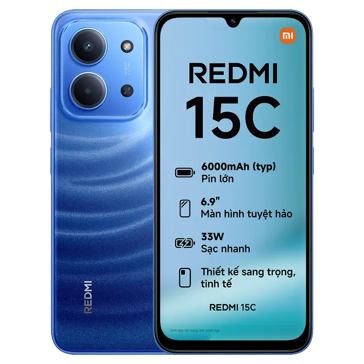 Điện thoại Xiaomi Redmi 15C