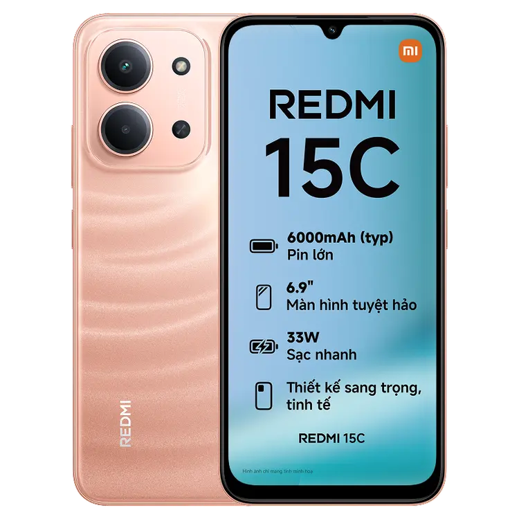 Điện thoại Xiaomi Redmi 15C