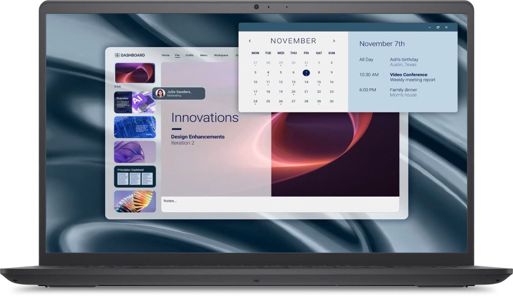 Laptop Dell Pro 15 Essential PV15255- AMD Ryzen 5 7520U/8GB/512GB 15.6
