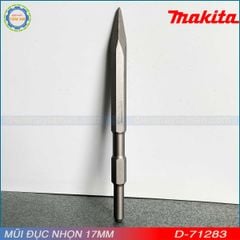 D-71283 - Mũi đục nhọn chuôi lục giác 17mm Makita 255mm