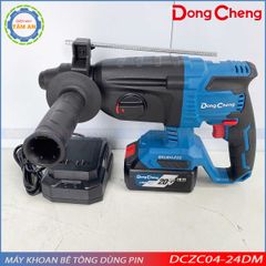 Máy khoan búa dùng pin DZC04-24 (Set 1 pin)