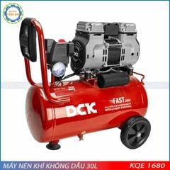 Máy nén khí không dầu 30L 1680W KQE1680/30L - DCK