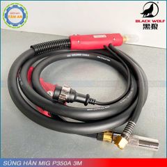Súng hàn mig P350 5M dùng cho máy hàn - Black Wolf
