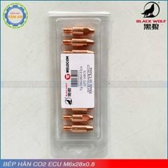 Bép hàn CO2 M6x28x0.8 Ecu Black Wolf