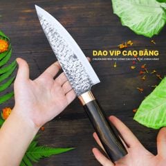 Dao lọc thái thép nhíp dập hoa văn - G17TMDD DAO VIP CAO BẰNG
