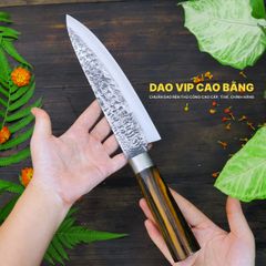 Dao lọc thái thép nhíp dập hoa văn - G17TM DAO VIP CAO BẰNG
