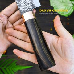 Dao lọc thái thép nhíp dập hoa văn - G17TMDD DAO VIP CAO BẰNG