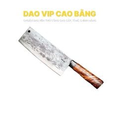 Dao chặt thái sắc bén - Thép nhíp ô tô - Cán tự nhiên khâu inox - G03 / DAO VIP CAO BẰNG
