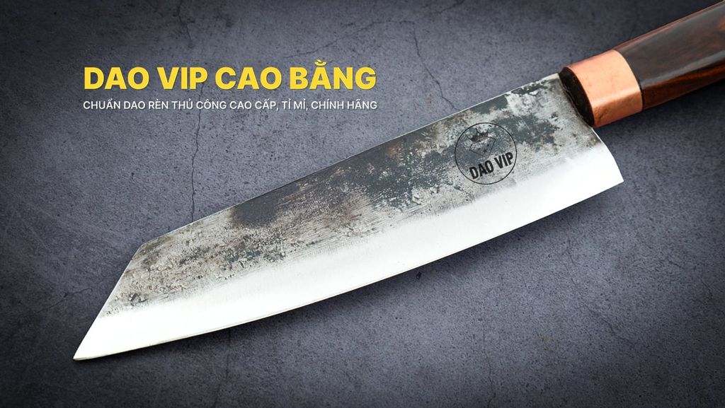 Dao thái nhíp xe dập hoa văn - N07TMDD DAO VIP CAO BẰNG