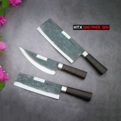 Bộ Dao Nhà Bếp CB108 Khâu Inox – HÀNG CHUẨN DAO VIP – HTX DAO PHÚC SEN