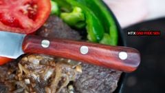 Dao ăn bít tết 12cm thép trắng  - DAC