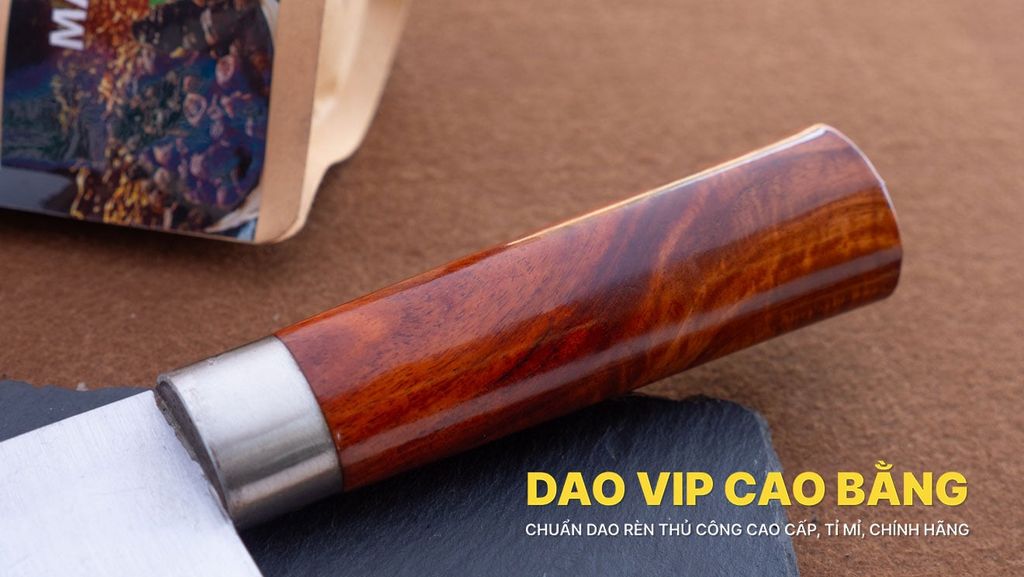 Dao chặt gà thép trắng G05K DAO VIP CAO BẰNG