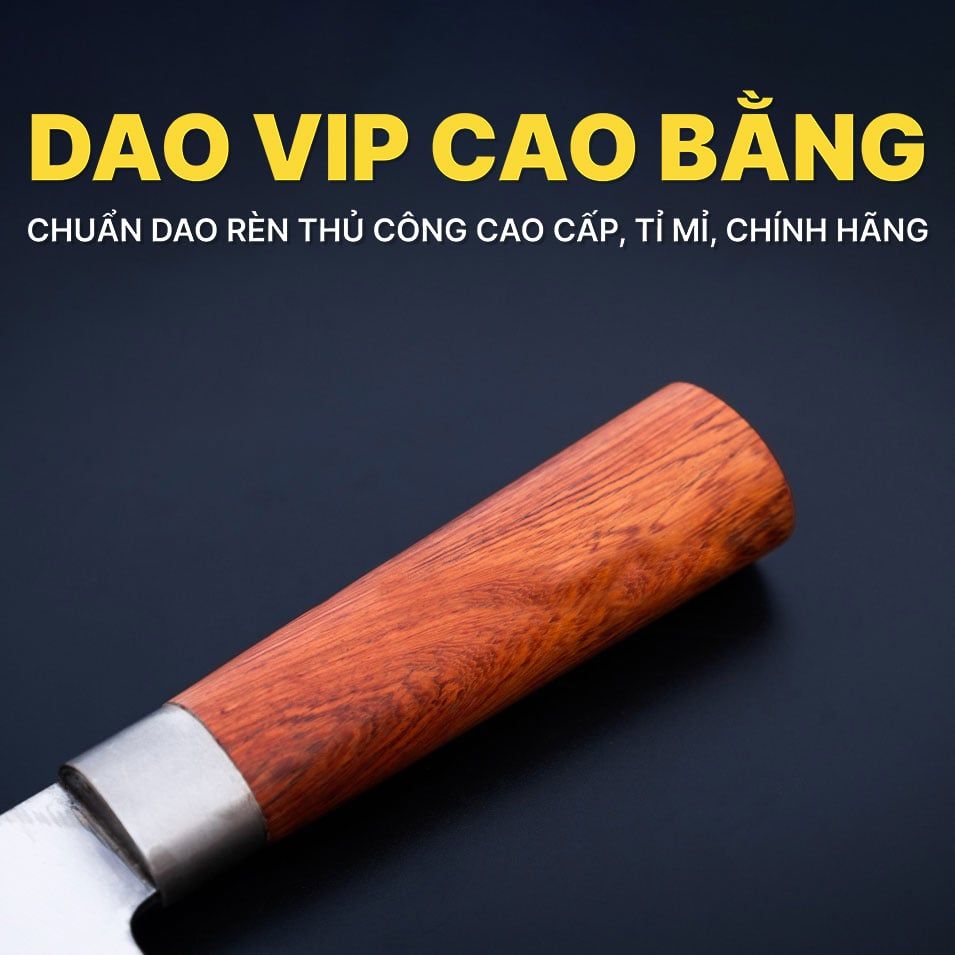 Dao chặt gà vịt thép trắng CG10HI DAO VIP CAO BẰNG